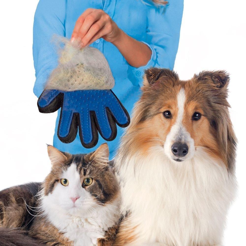 Pet Grooming Brush Glove - FajarShuruqSA
