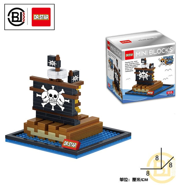 Pirate Ship Series Building Game Toys