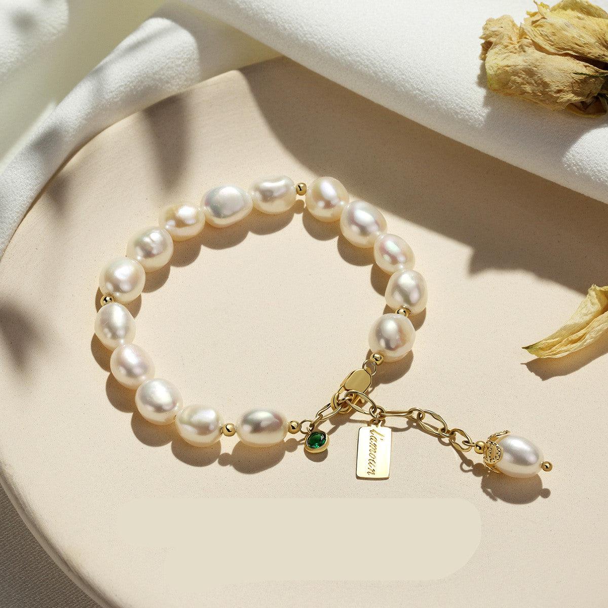 Natural pearl bracelet - FajarShuruqSA