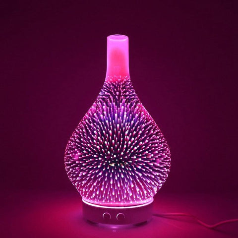3D Firework Glass Humidifier - FajarShuruqSA