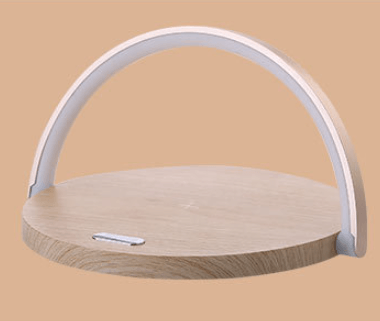 10W Qi Fast Wireless Charger Table Lamp For iPhone X XR XS - FajarShuruqSA