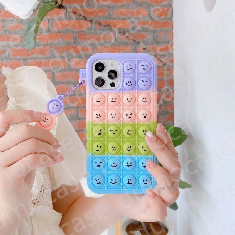 Push It Bubble Stress Relieve Case for iPhone