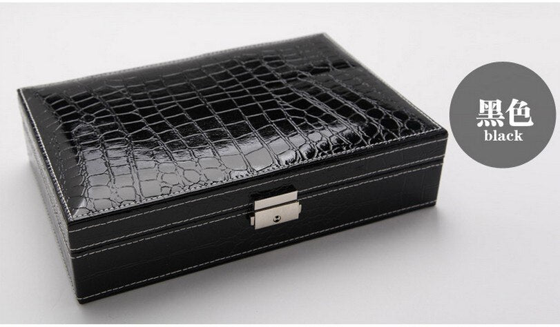 Cosmetic Leather Jewelry Box