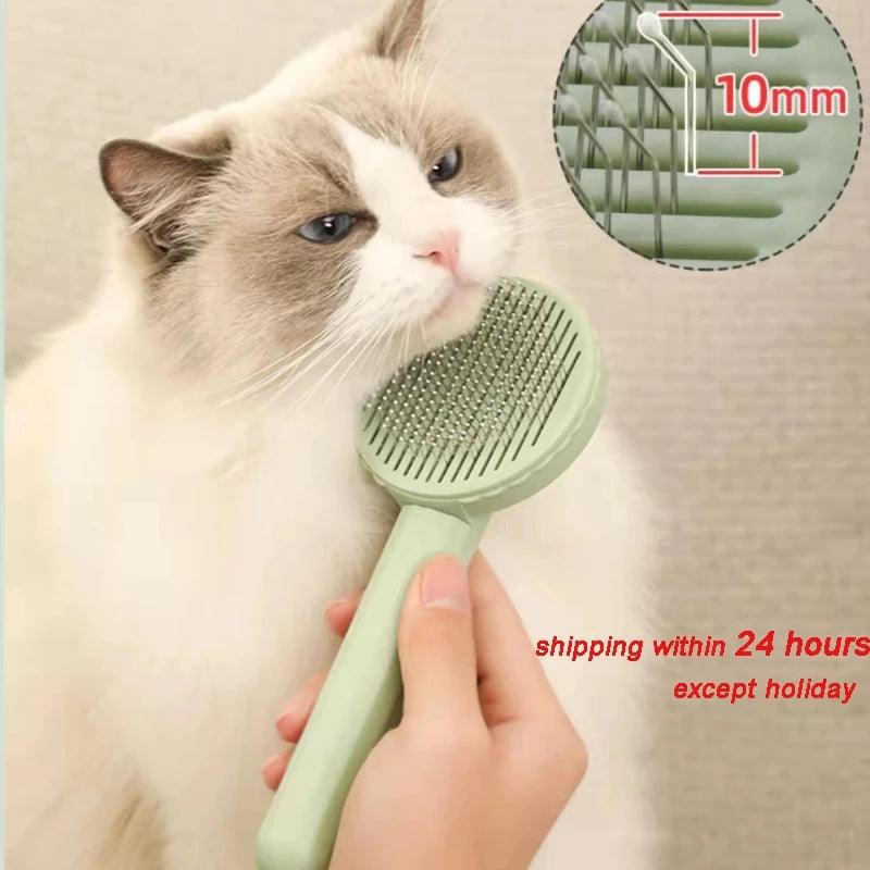 Pets One-key Hair Brush - FajarShuruqSA