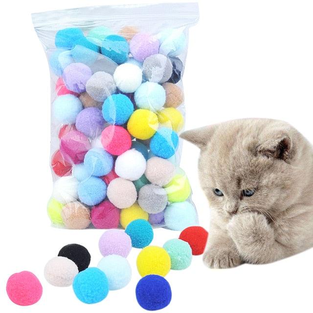 Pom Pom Cat Chew Ball Toy - FajarShuruqSA