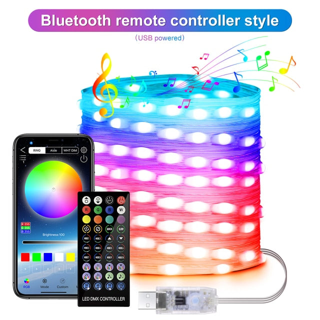Bluetooth Control LED Fairy Lights