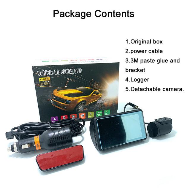 2 Lens Car Video Recorder HD1080P - FajarShuruqSA