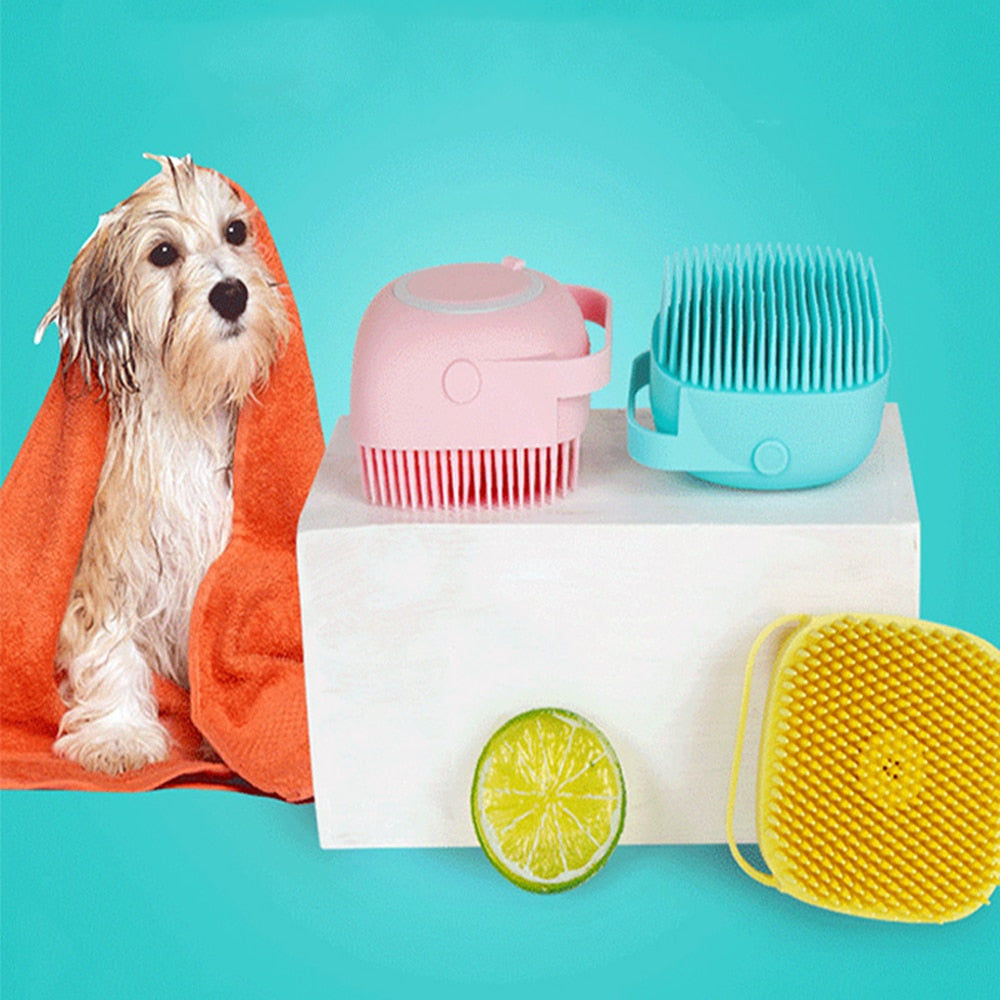 Dog Bath Silicone Brush