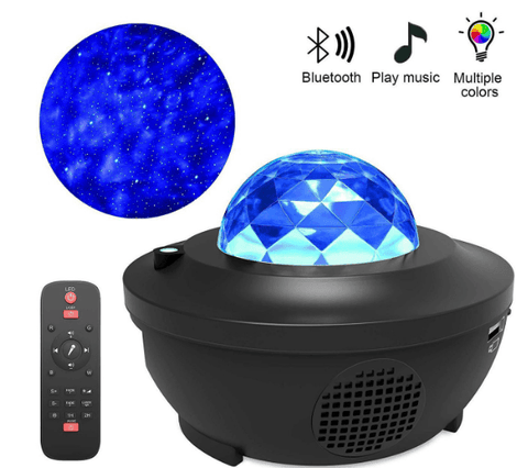 LED Star Galaxy Projector Starry Sky Night Light Built-in Bluetooth-Speaker - FajarShuruqSA