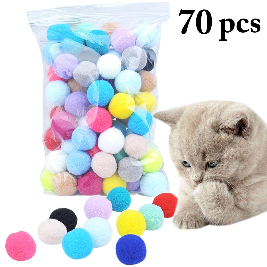 Pom Pom Cat Chew Ball Toy - FajarShuruqSA