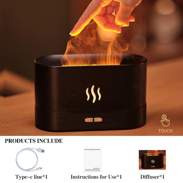 Aroma Flame Lamp Humidifier - FajarShuruqSA