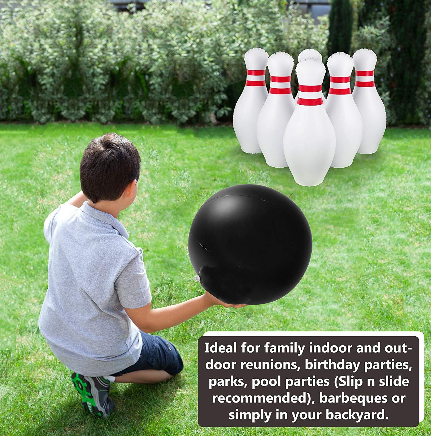 Giant Inflatable Bowling Set for Kids
