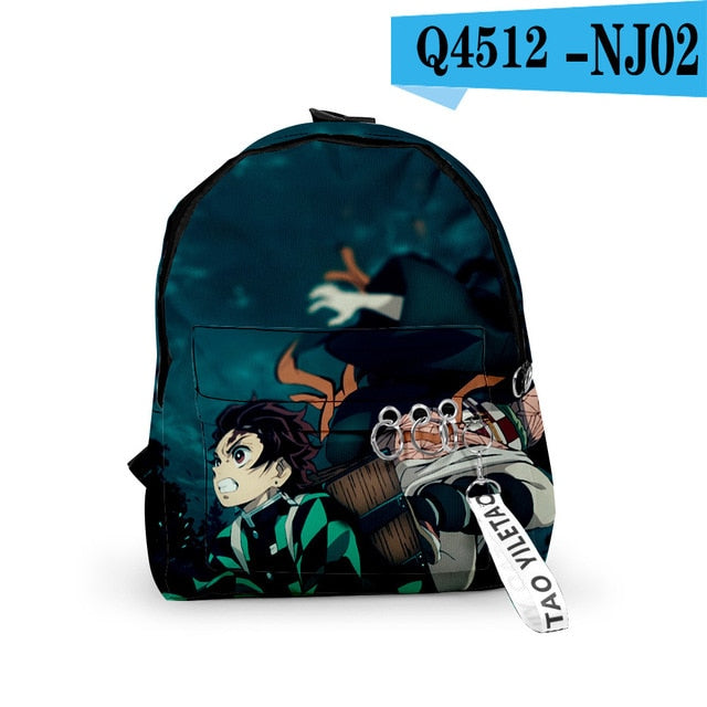 Anime backpack Cosplay Japanese Anime Demon Slayer school bag backpack Kimetsu no Yaiba Kamado Tanjirou Kamado Nezuko Agatsuma