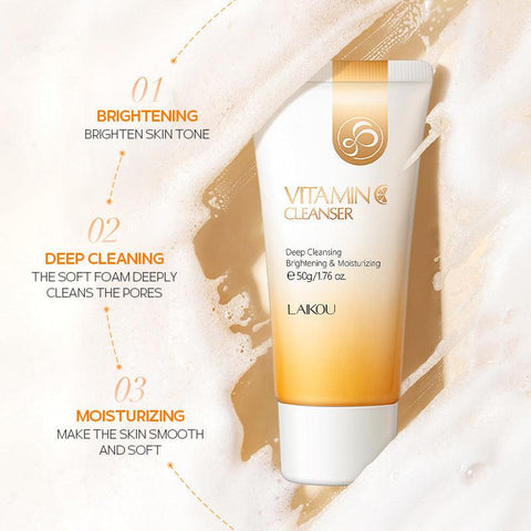 Laikou Vitamin C Facial Cleanser - FajarShuruqSA