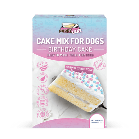 Puppy Cake Mix For Dogs  - Birthday Cake with Sprinkles FajarShuruqSA