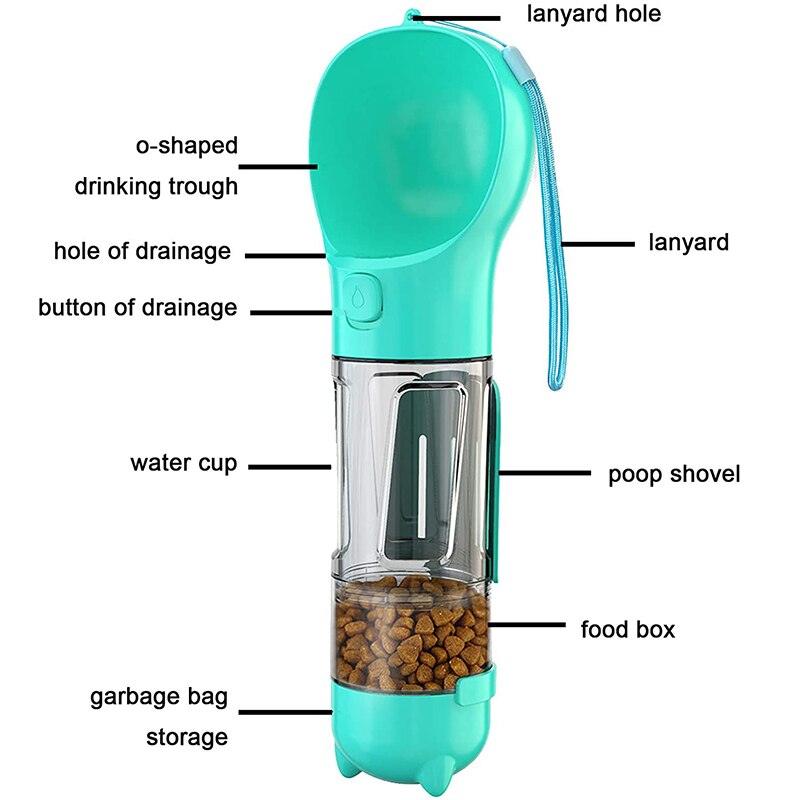 Dog Cat Food Water Dispenser - FajarShuruqSA