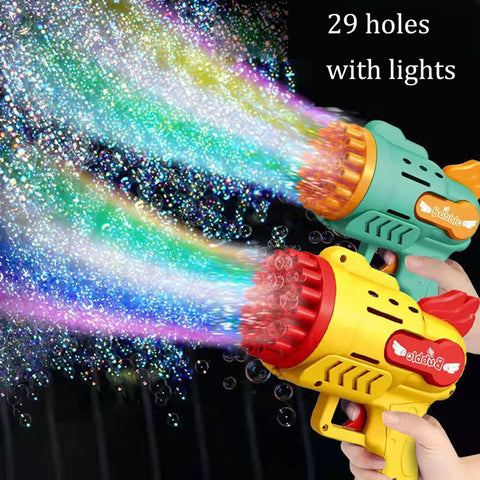 Bubble Gun LED Light Blower