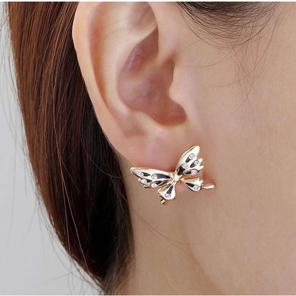 Gothic Women Butterfly  Earrings