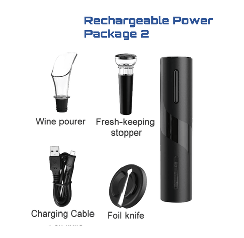 CUBEHEXA™ Rechargeable Electric Wine Bottle Opener - FajarShuruqSA