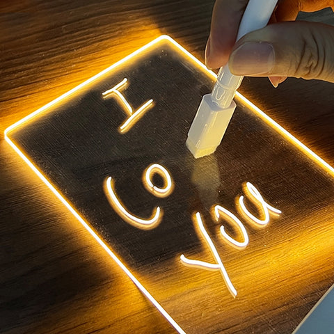 Creative USB Message Board Lamp