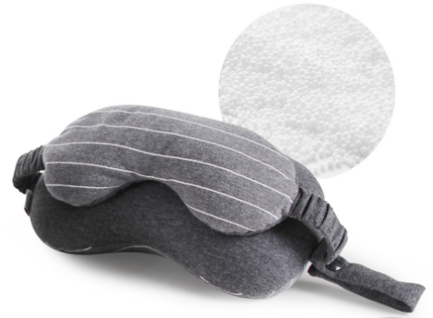 2 in 1 Grey Travel Neck Pillow