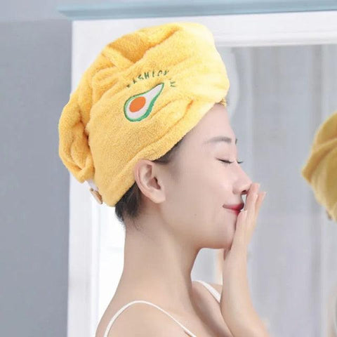 Microfiber Shower Cap Towel For Women - FajarShuruqSA