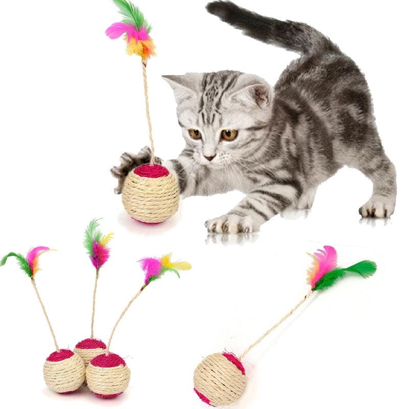 Cat Scratching Ball Toy FajarShuruqSA
