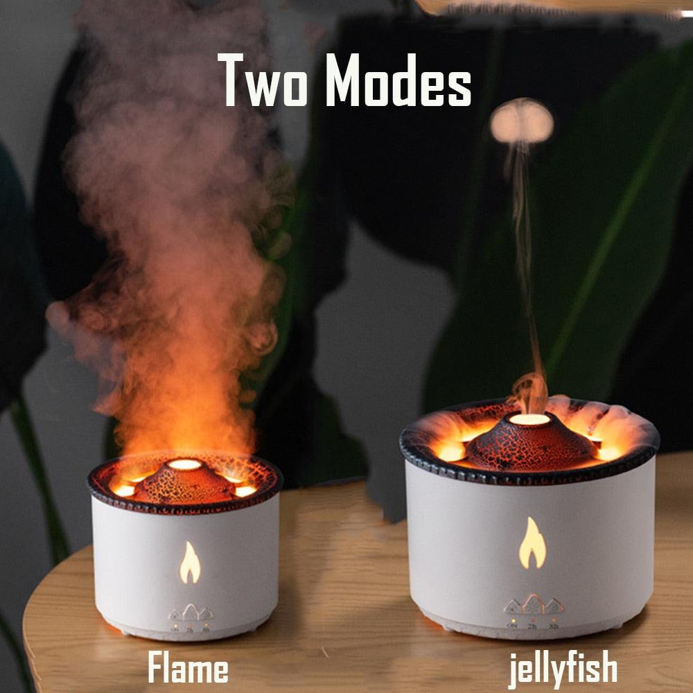 Flame Air Humidifier Essential Oil Diffuser - FajarShuruqSA