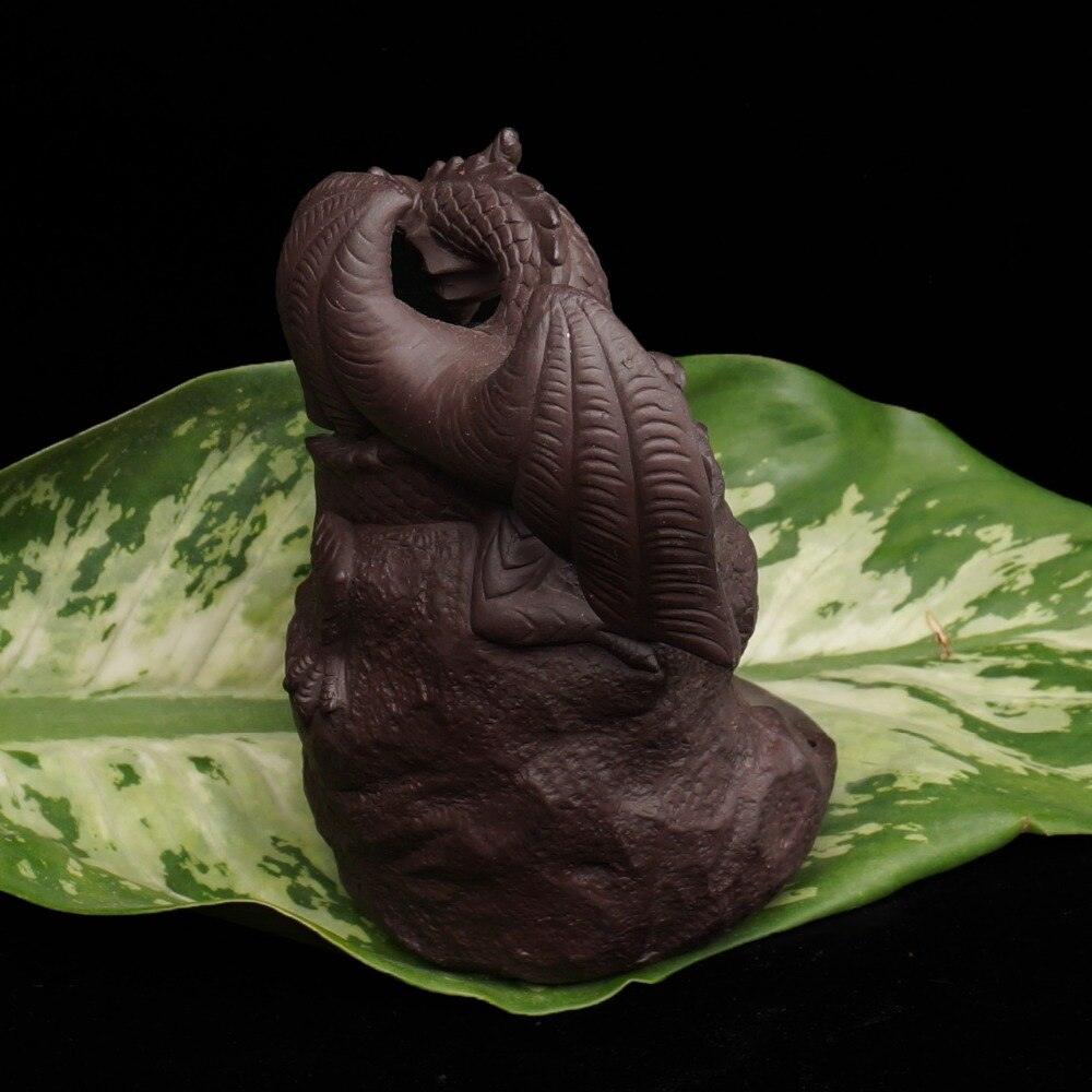 Ceramic Backflow Incense Burner Dragon - FajarShuruqSA