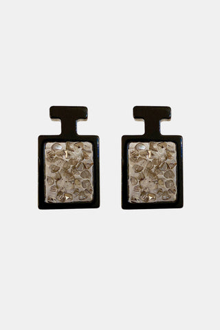 Crystal Bottle Shape Earrings