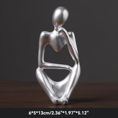 The Thinker Abstract Figurine - FajarShuruqSA