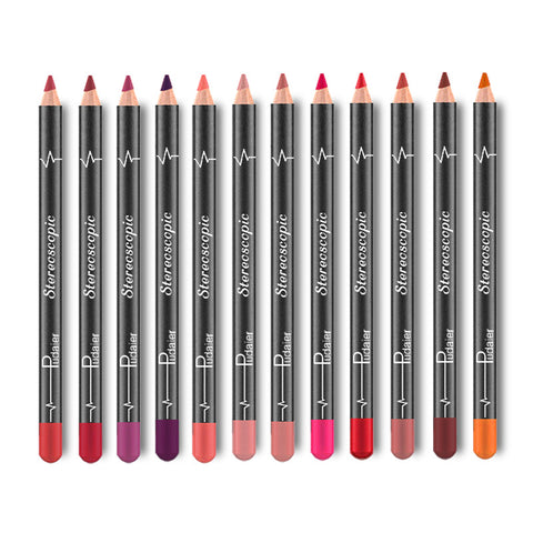 12 Colors Lip Liner Pencil